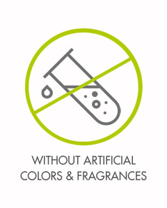 Without Artificial Colors and Fragrances