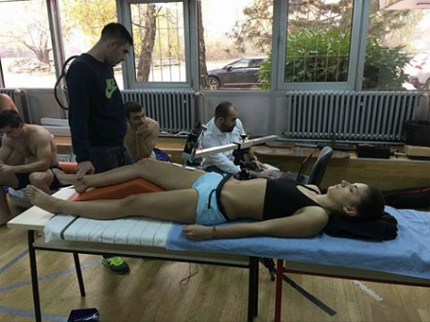 Sport students are testing NATUREA products