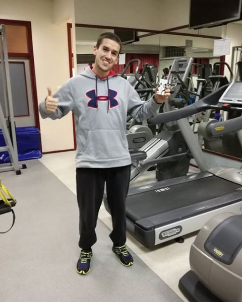 Fitness workout - Ivor gives a feedback 